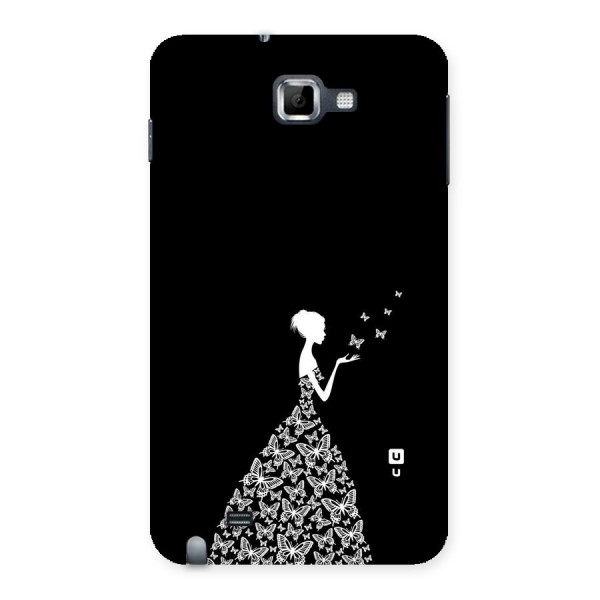 Butterfly Dress Back Case for Galaxy Note