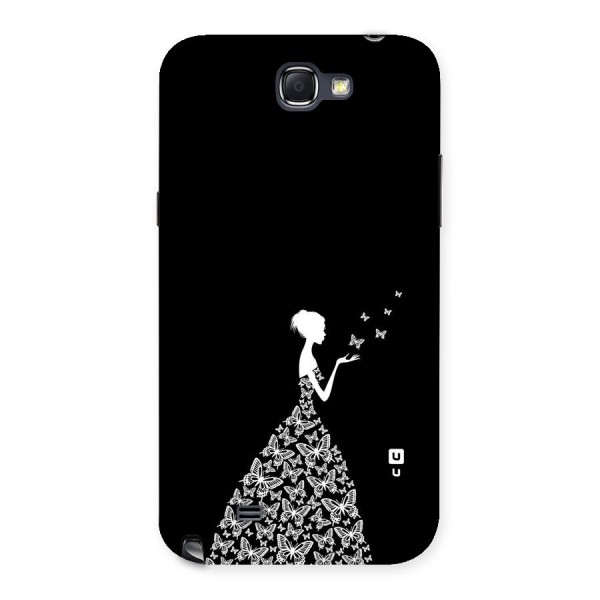 Butterfly Dress Back Case for Galaxy Note 2