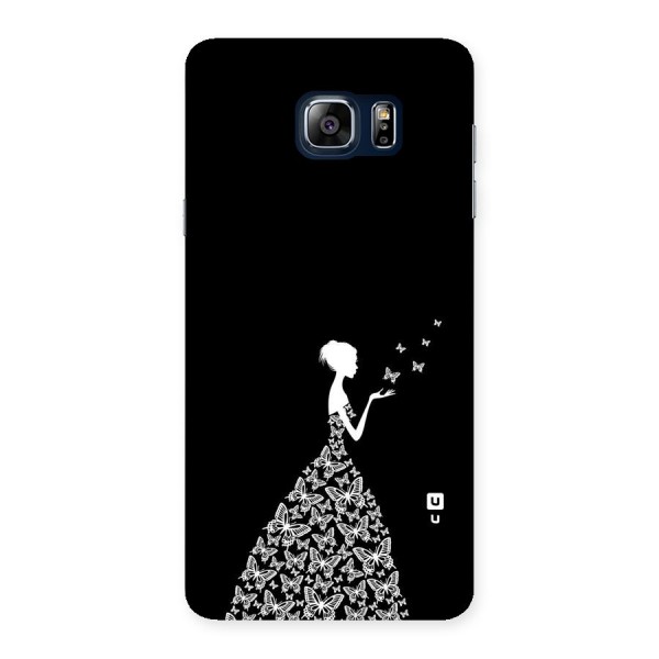 Butterfly Dress Back Case for Galaxy Note 5