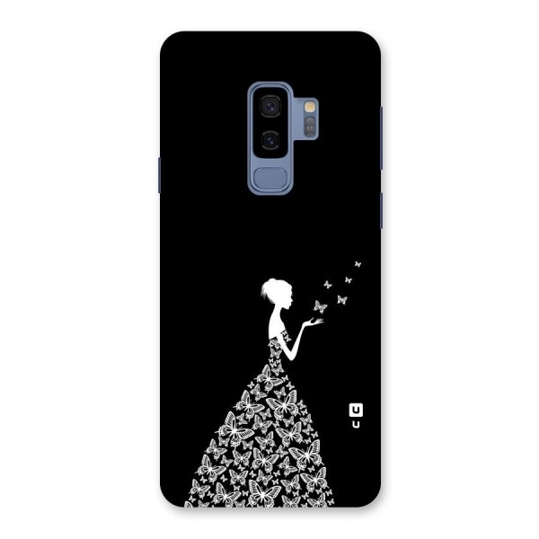Butterfly Dress Back Case for Galaxy S9 Plus
