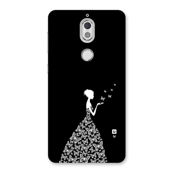 Butterfly Dress Back Case for Nokia 7