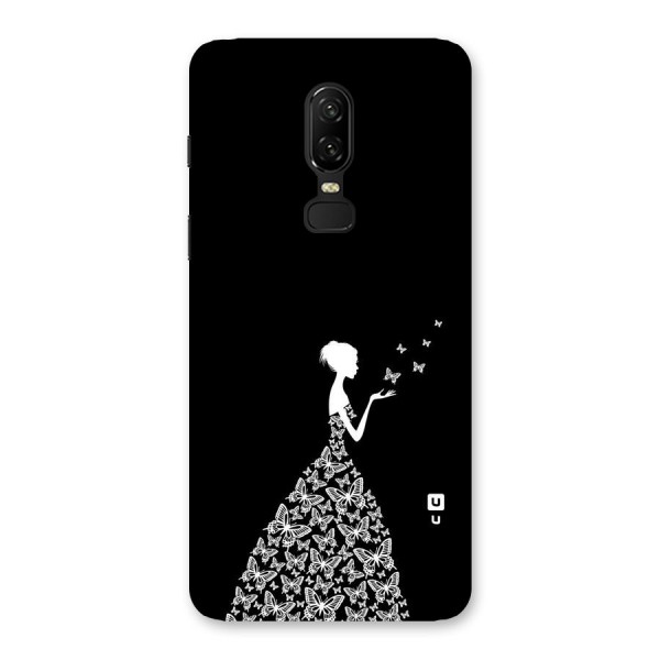 Butterfly Dress Back Case for OnePlus 6