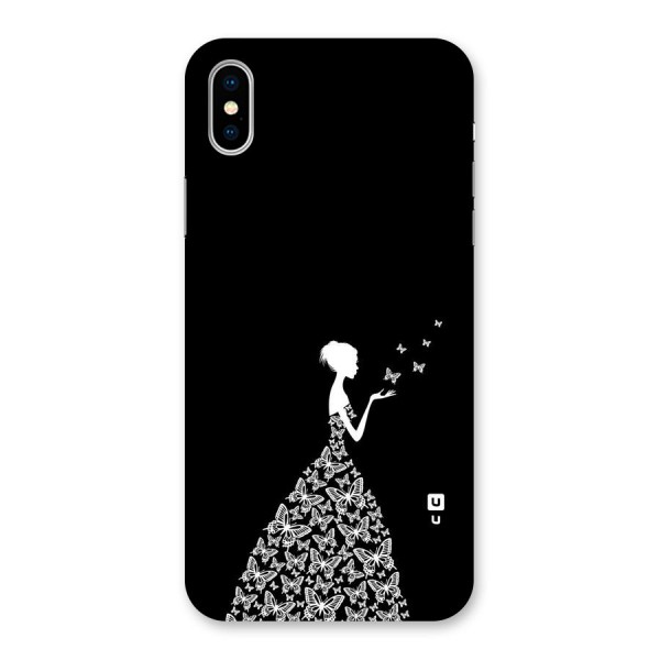 Butterfly Dress Back Case for iPhone X