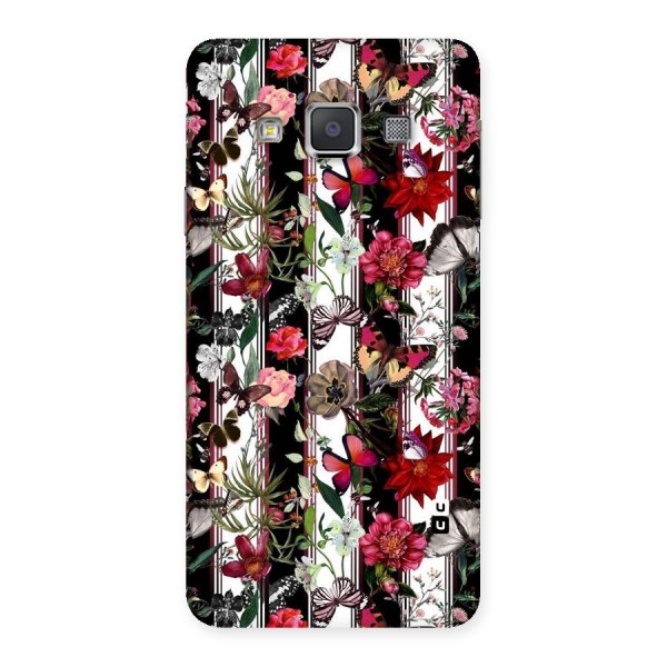 Butterfly Flowers Back Case for Galaxy A3