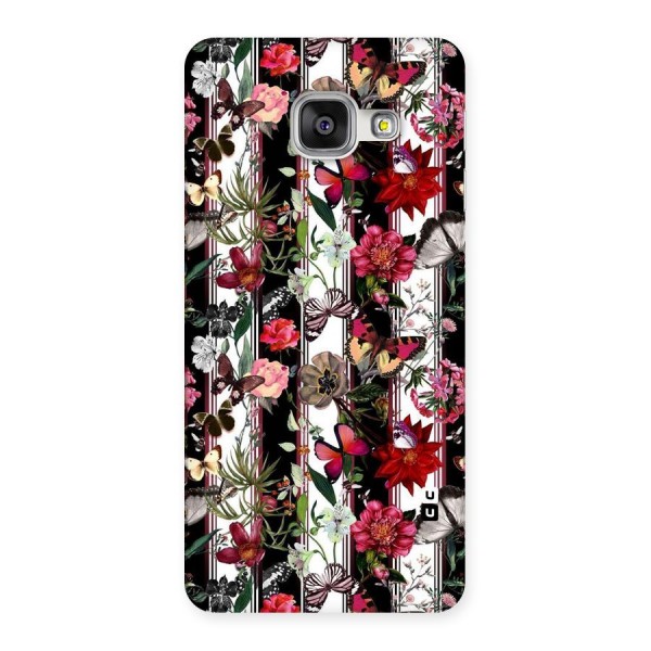 Butterfly Flowers Back Case for Galaxy A3 2016