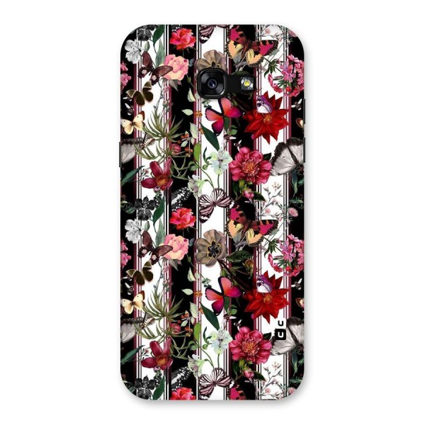 Butterfly Flowers Back Case for Galaxy A5 2017