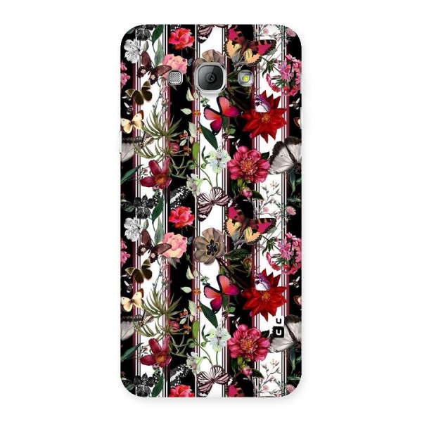 Butterfly Flowers Back Case for Galaxy A8