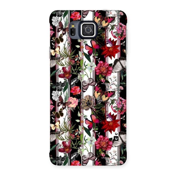 Butterfly Flowers Back Case for Galaxy Alpha
