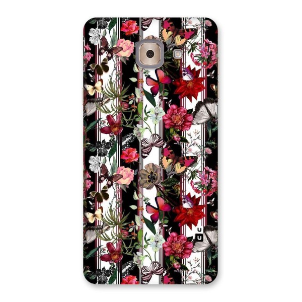 Butterfly Flowers Back Case for Galaxy J7 Max