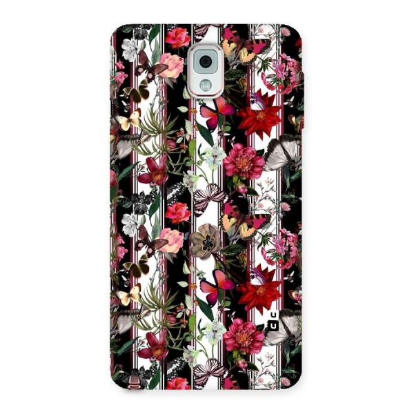 Butterfly Flowers Back Case for Galaxy Note 3