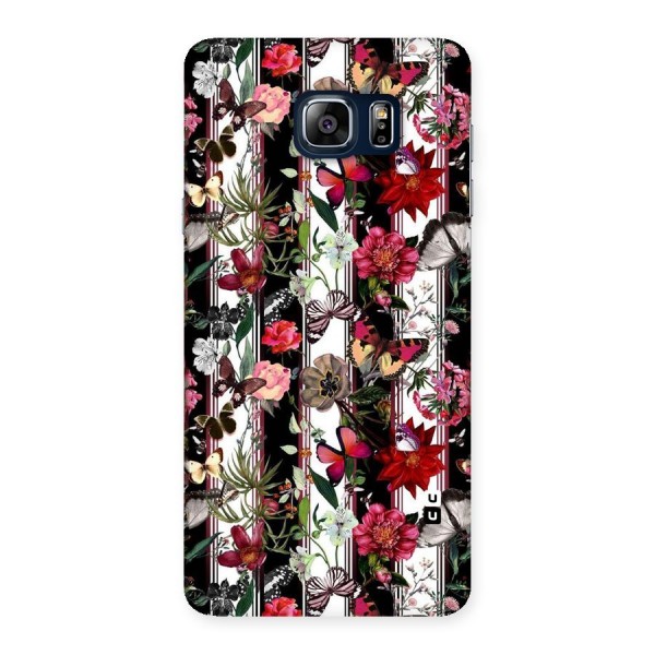Butterfly Flowers Back Case for Galaxy Note 5