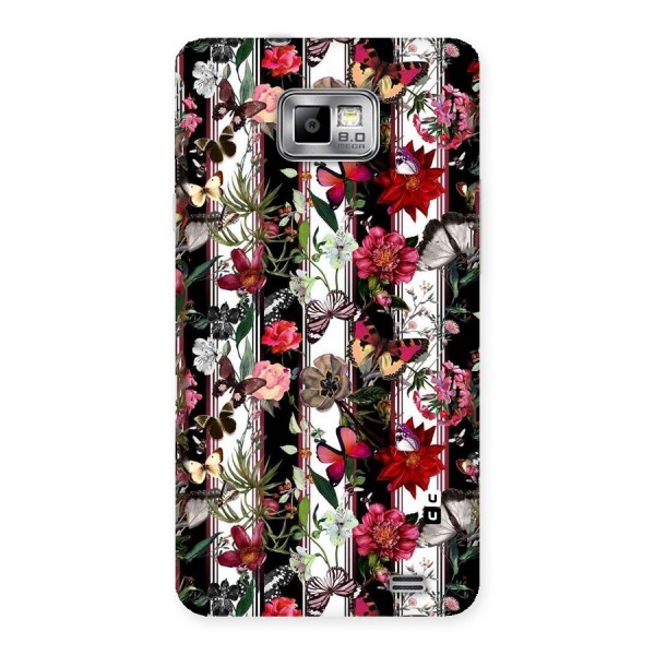 Butterfly Flowers Back Case for Galaxy S2