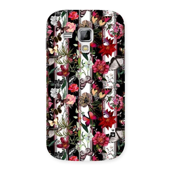Butterfly Flowers Back Case for Galaxy S Duos