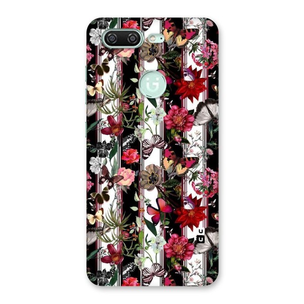 Butterfly Flowers Back Case for Gionee S10