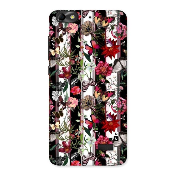 Butterfly Flowers Back Case for Honor 4C
