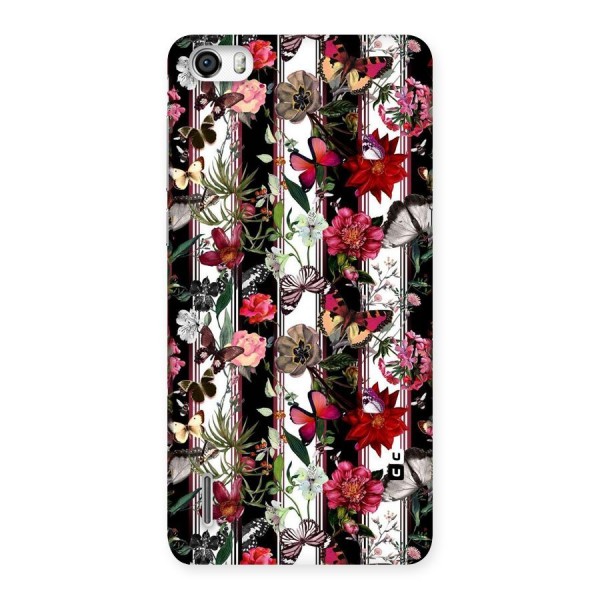 Butterfly Flowers Back Case for Honor 6