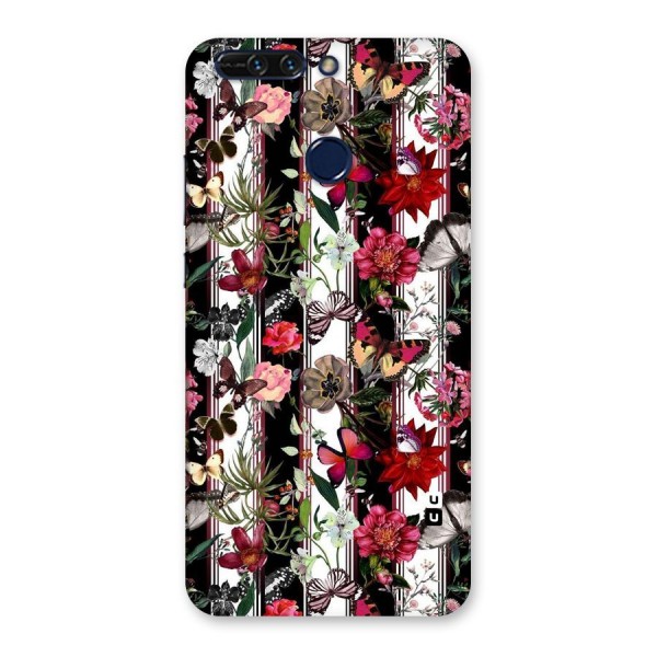 Butterfly Flowers Back Case for Honor 8 Pro