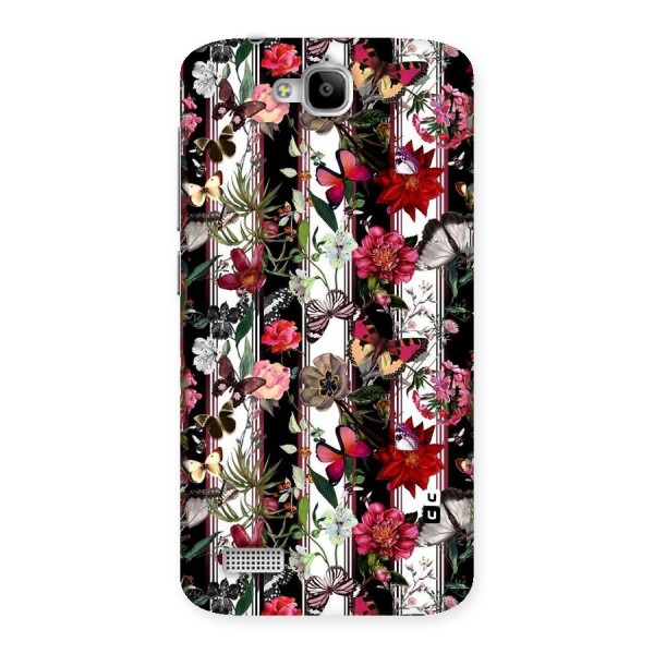 Butterfly Flowers Back Case for Honor Holly