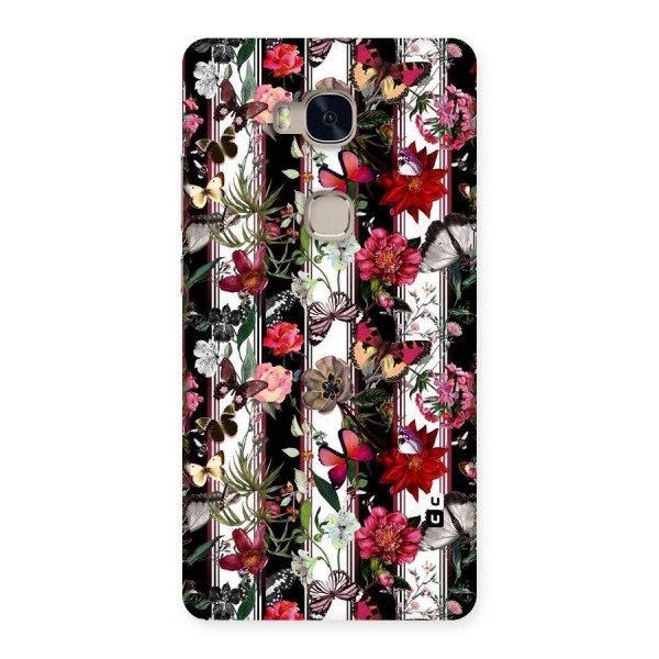 Butterfly Flowers Back Case for Huawei Honor 5X