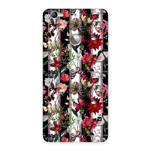 Butterfly Flowers Back Case for LeTV Le 1s