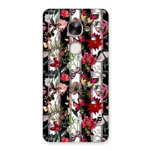 Butterfly Flowers Back Case for Le 2