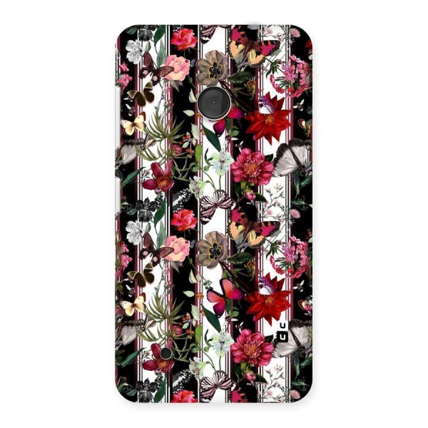 Butterfly Flowers Back Case for Lumia 530