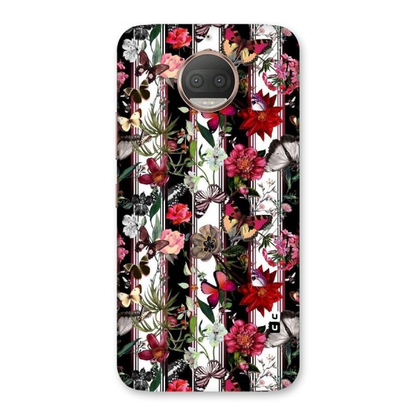 Butterfly Flowers Back Case for Moto G5s Plus