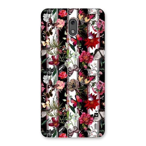 Butterfly Flowers Back Case for Nokia 2