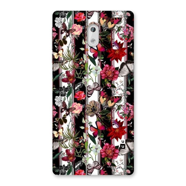 Butterfly Flowers Back Case for Nokia 3