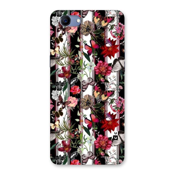 Butterfly Flowers Back Case for Oppo Realme 1