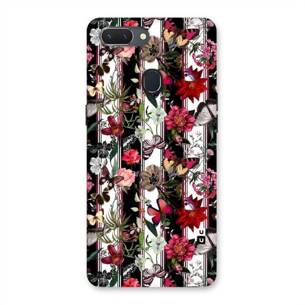 Butterfly Flowers Back Case for Oppo Realme 2