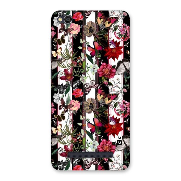 Butterfly Flowers Back Case for Redmi 4A