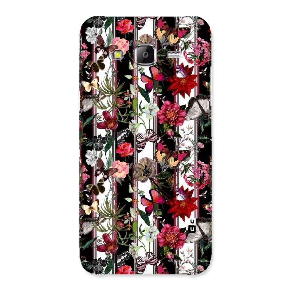 Butterfly Flowers Back Case for Samsung Galaxy J2 Prime