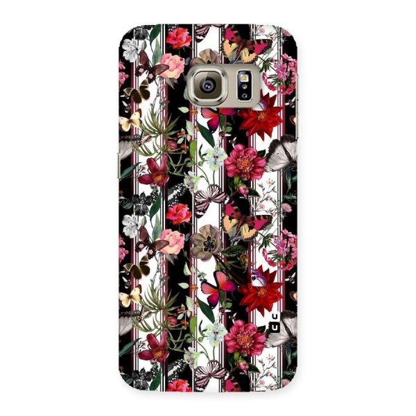Butterfly Flowers Back Case for Samsung Galaxy S6 Edge