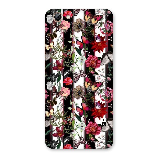 Butterfly Flowers Back Case for Vivo Y71