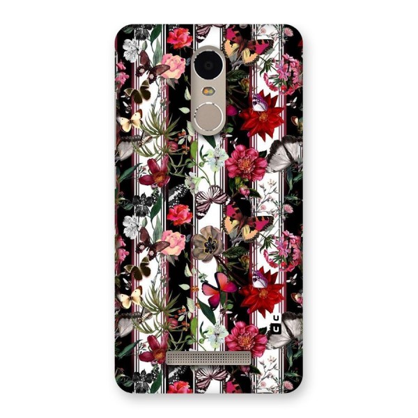 Butterfly Flowers Back Case for Xiaomi Redmi Note 3