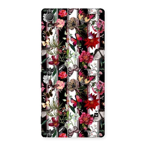 Butterfly Flowers Back Case for Xperia Z4