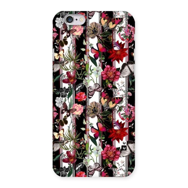 Butterfly Flowers Back Case for iPhone 6 6S