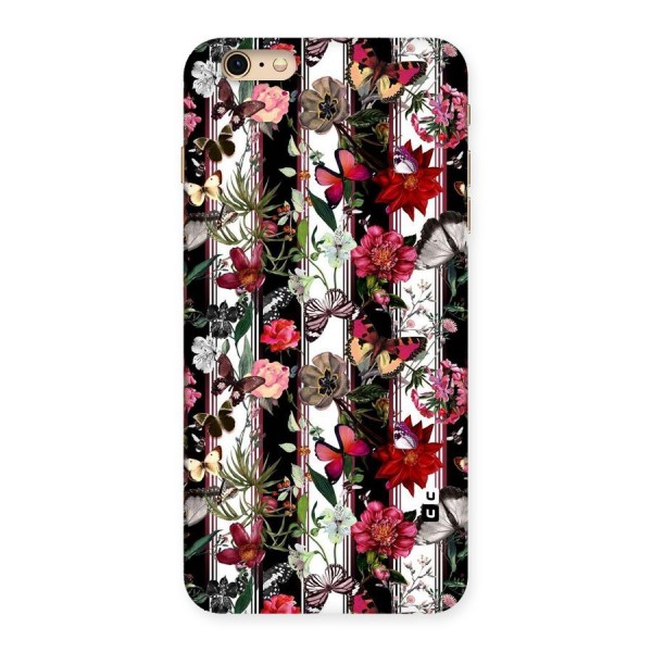 Butterfly Flowers Back Case for iPhone 6 Plus 6S Plus