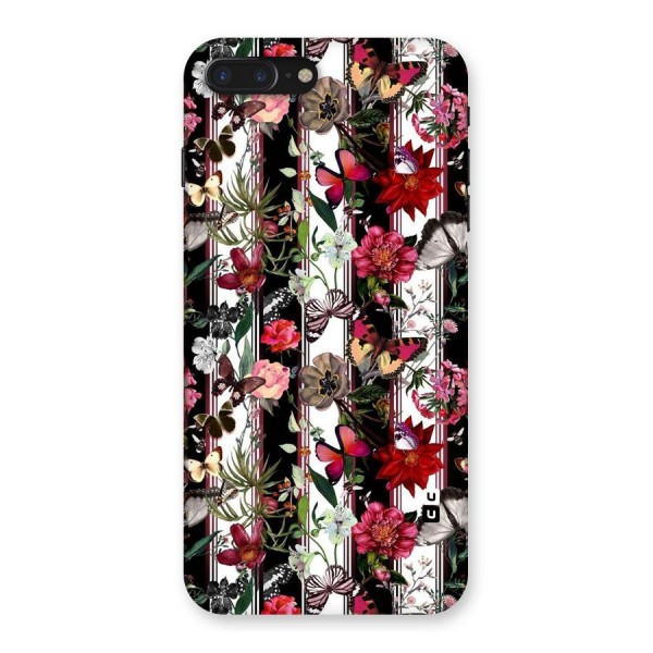 Butterfly Flowers Back Case for iPhone 7 Plus