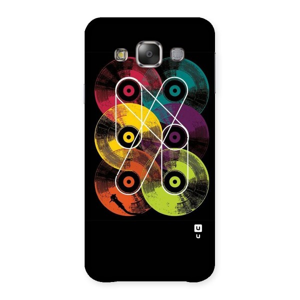 CD Tapes Back Case for Galaxy E7