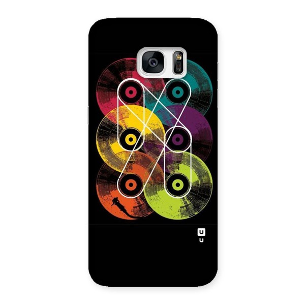 CD Tapes Back Case for Galaxy S7 Edge
