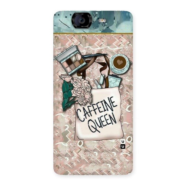 Caffeine Queen Back Case for Canvas Knight A350