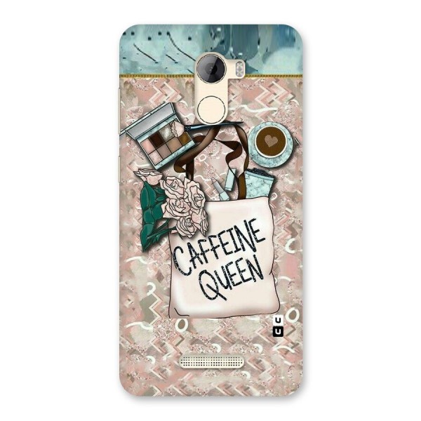 Caffeine Queen Back Case for Gionee A1 LIte