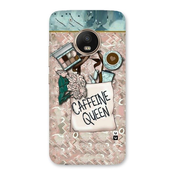 Caffeine Queen Back Case for Moto G5 Plus