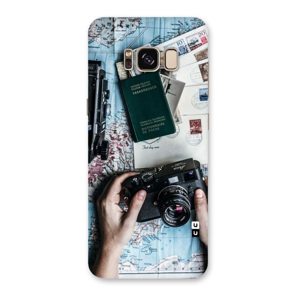 Camera and Postcards Back Case for Galaxy S8