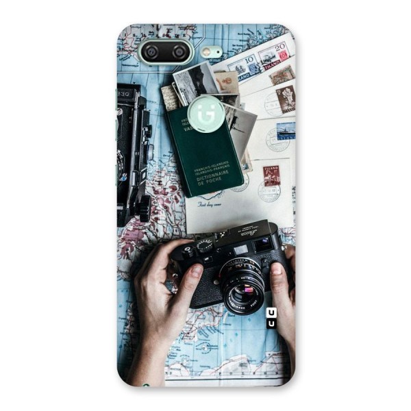 Camera and Postcards Back Case for Gionee S10