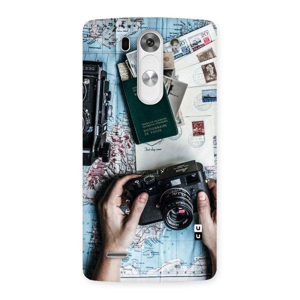 Camera and Postcards Back Case for LG G3 Beat