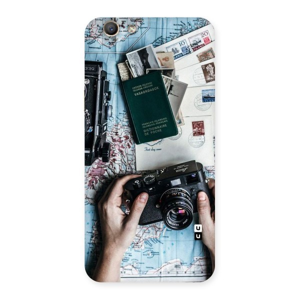 Camera and Postcards Back Case for Oppo F1s