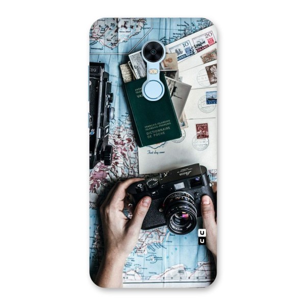 Camera and Postcards Back Case for Redmi Note 5